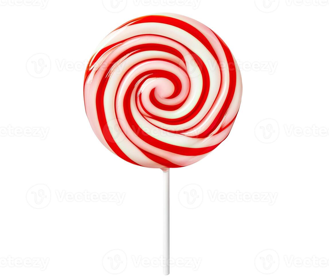 Lollipop, Isolated on White photo