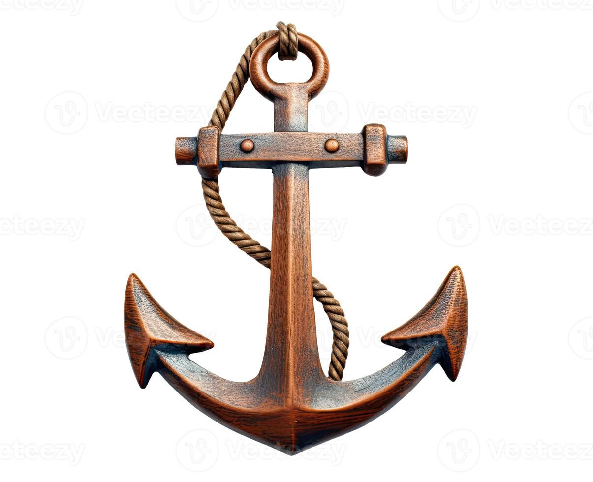 Anchor, Isolated on White photo