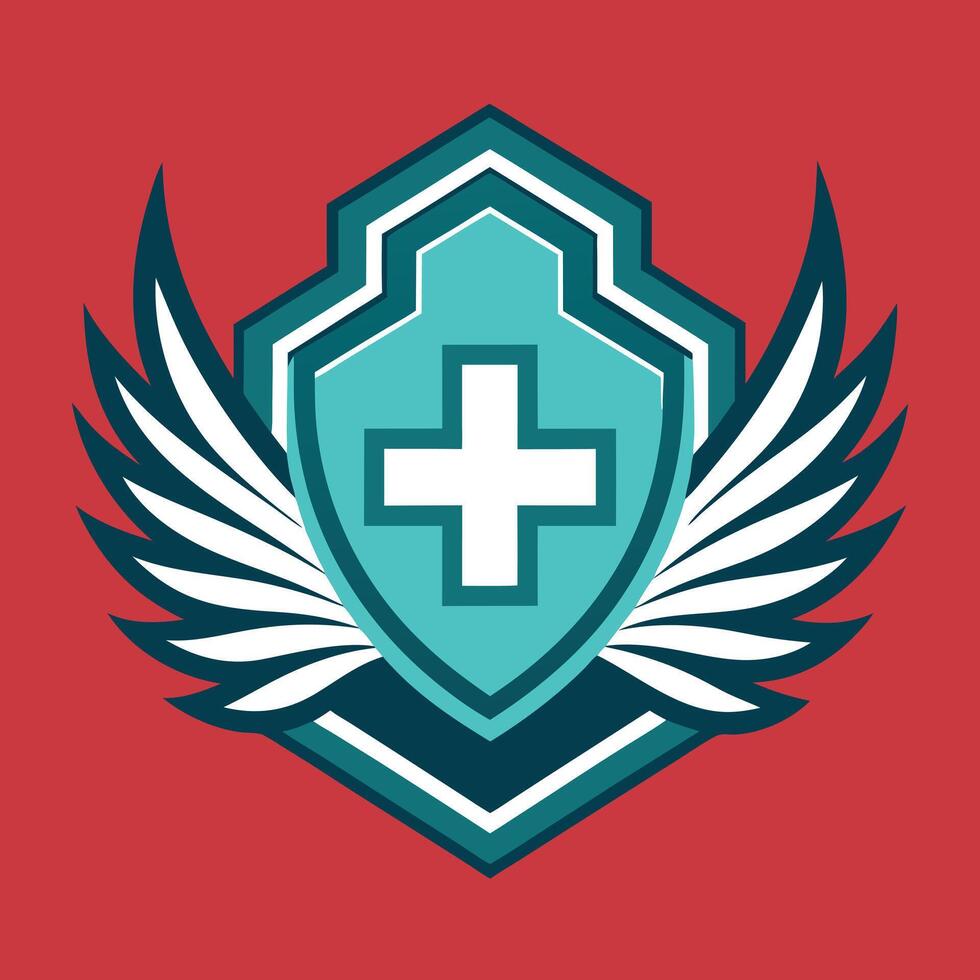 Medical Logo Illustration on solid background vector