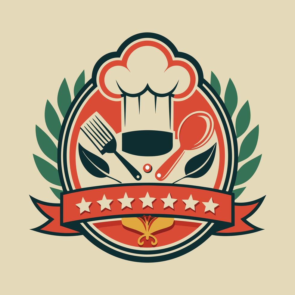 cooking logo illustration on solid background 47198729 Vector Art at