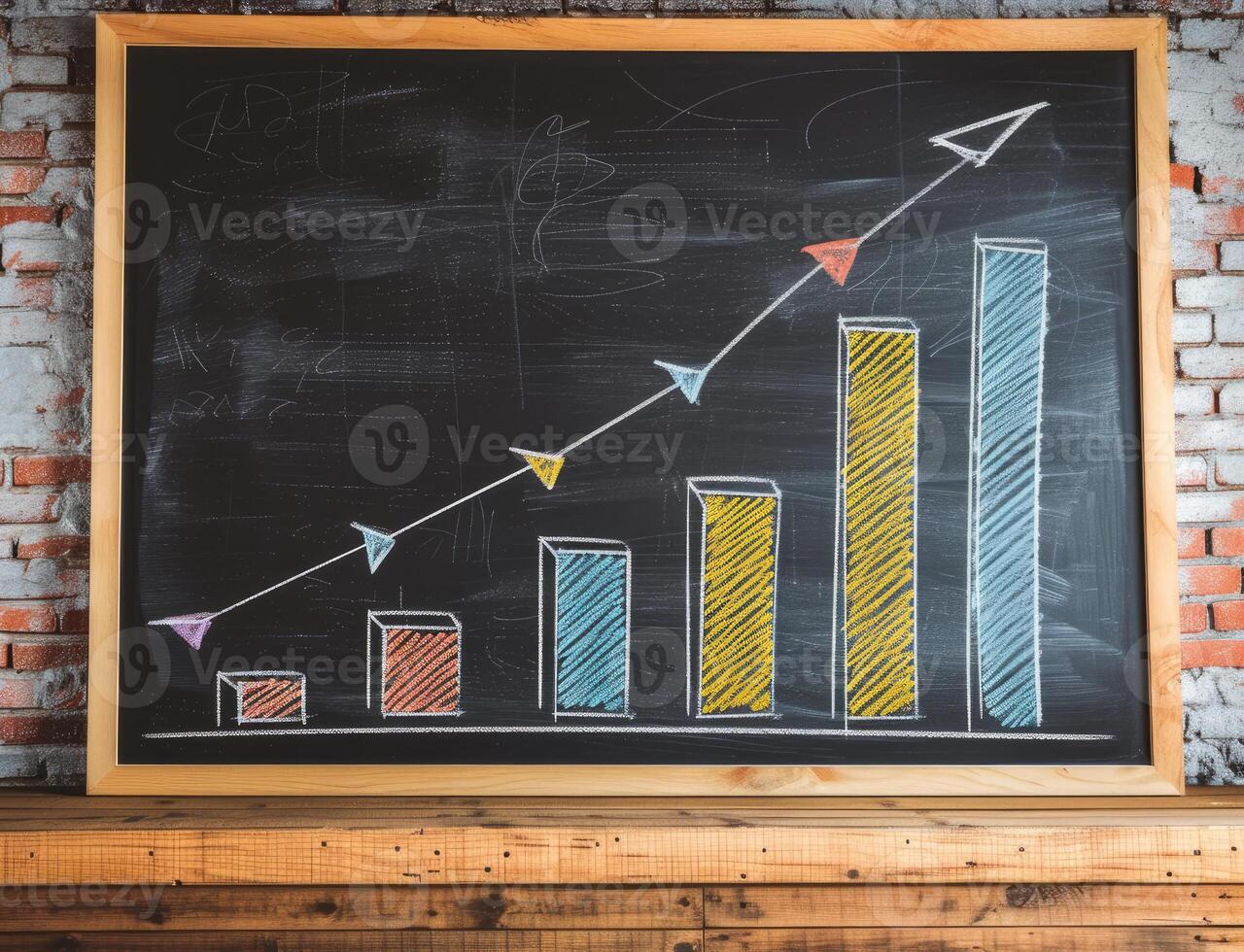 Hand Drawn Bar Graph photo