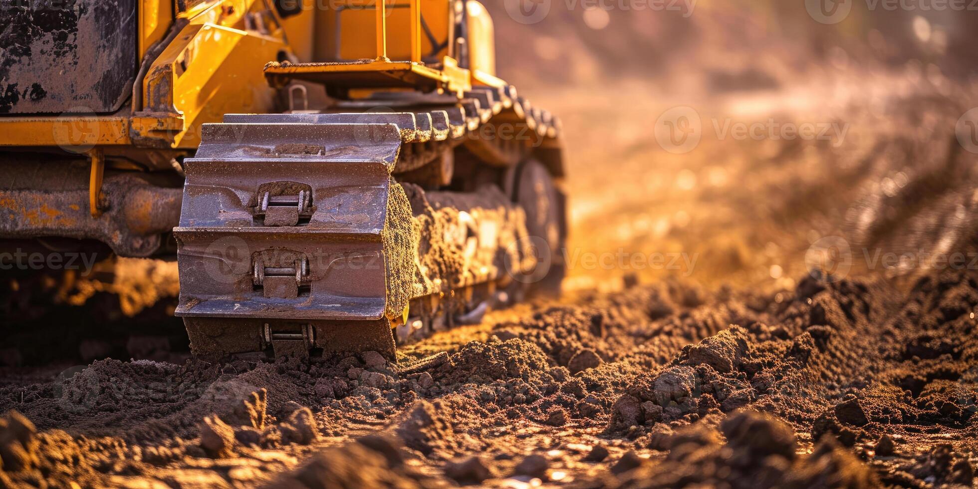 Closeup of Bulldozer photo