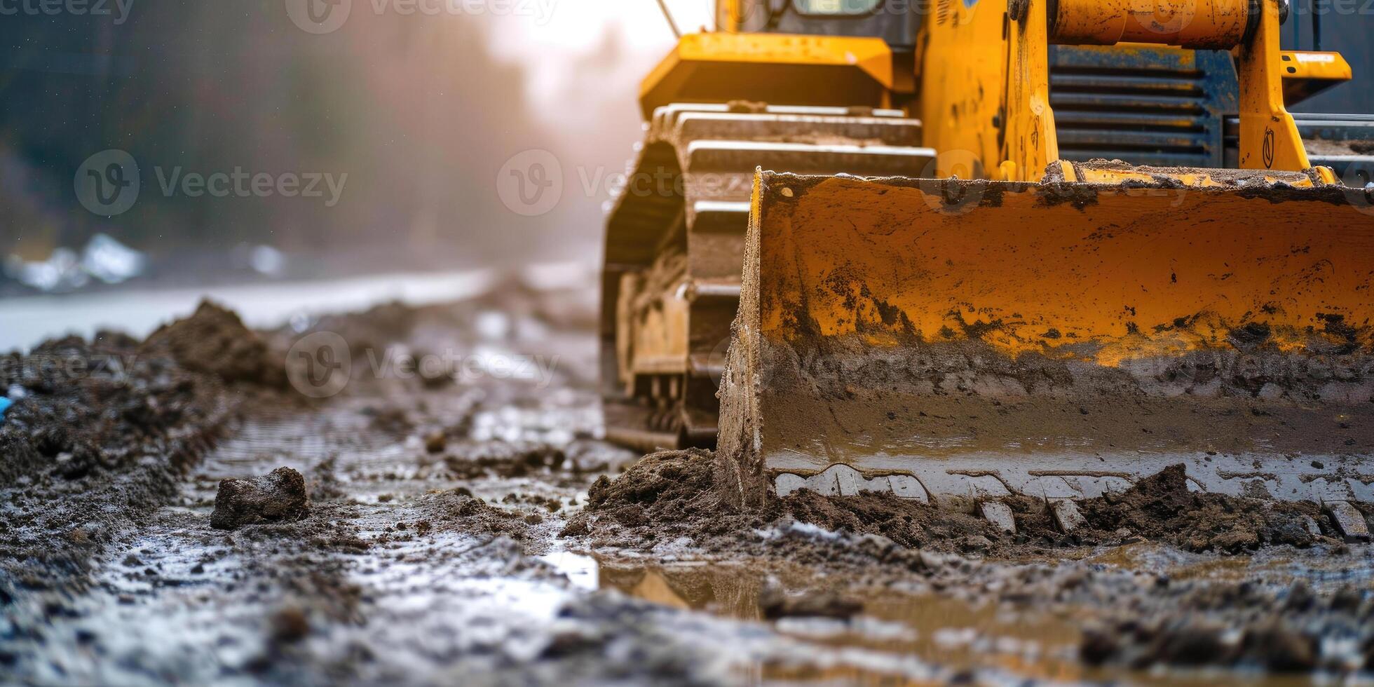Closeup of Bulldozer photo