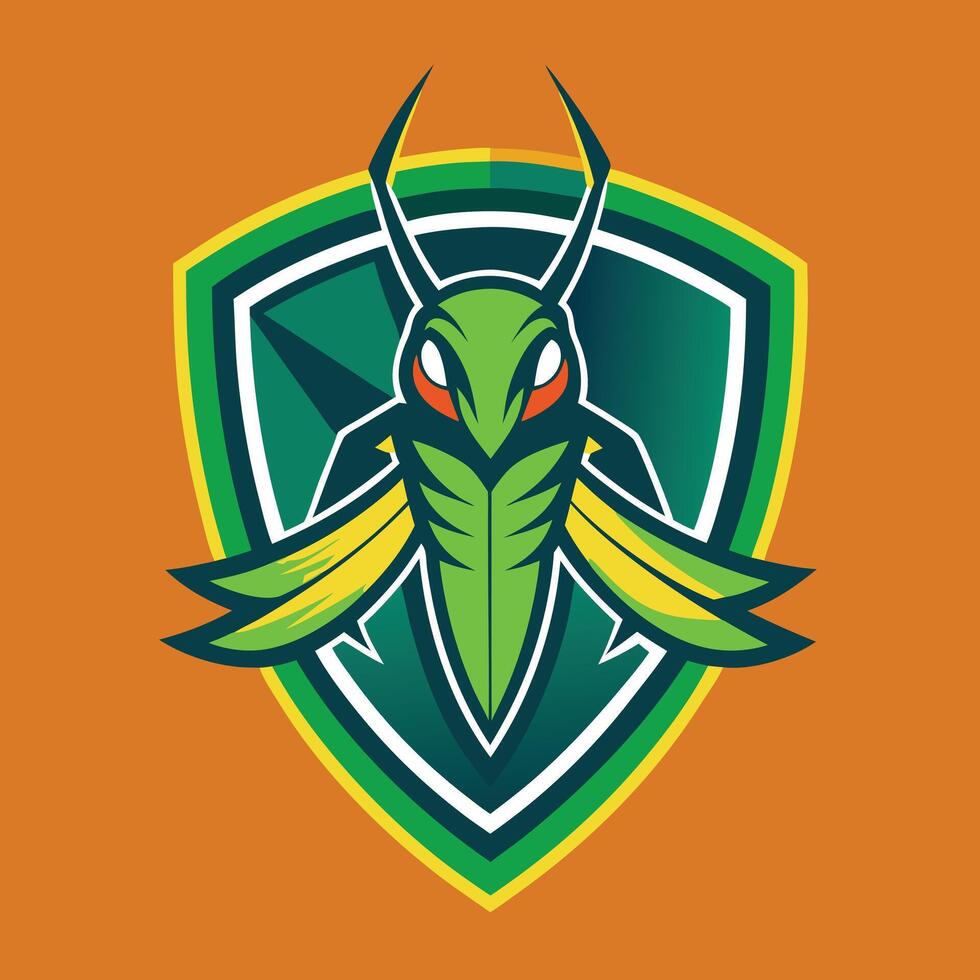 sports logo illustration isolated on solid background vector