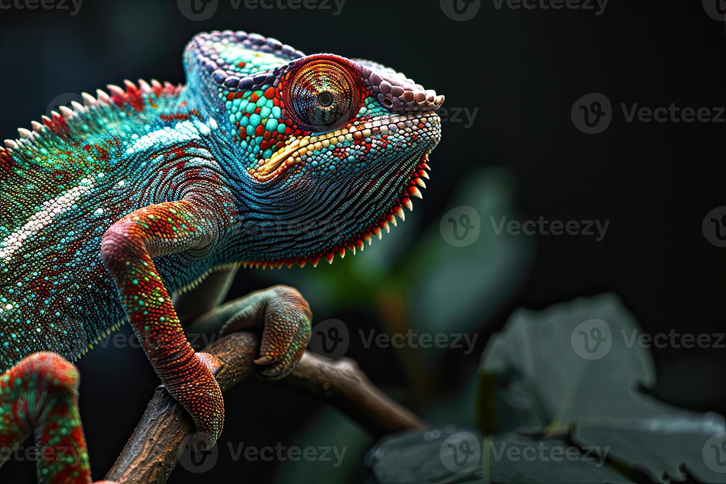 Chameleon on the Branch photo