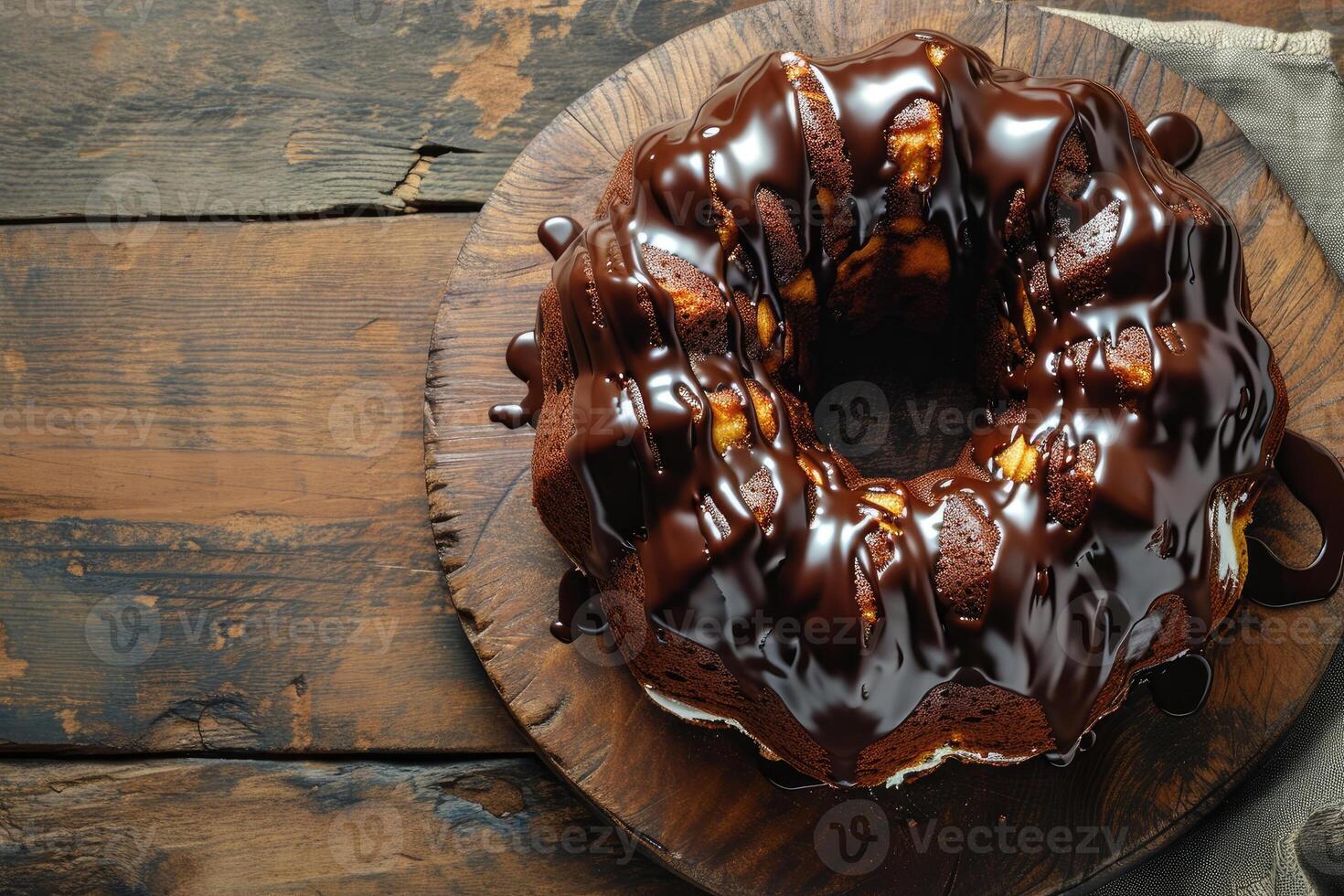 Bundt Cake Top View photo