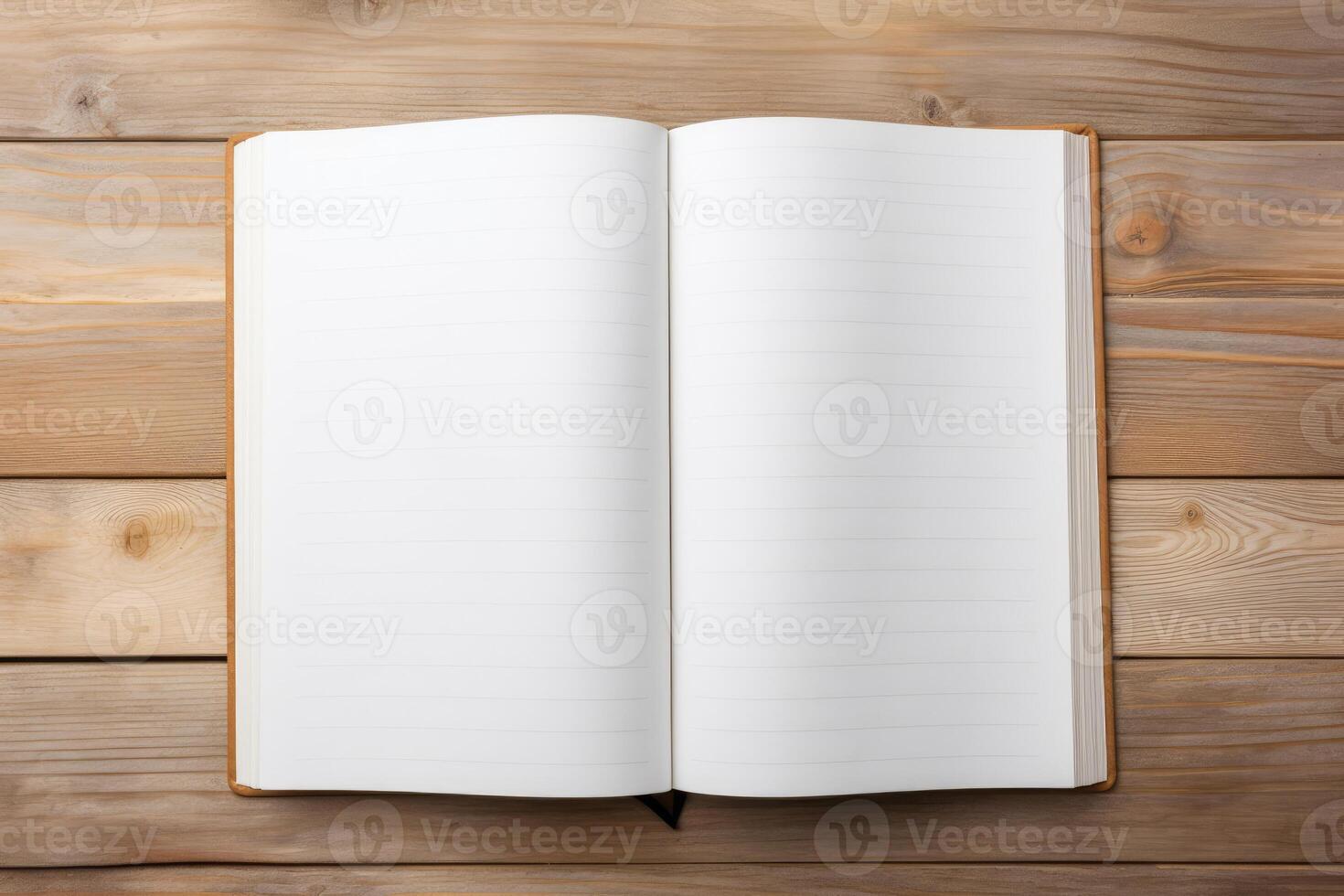 Open Notebook Top View photo