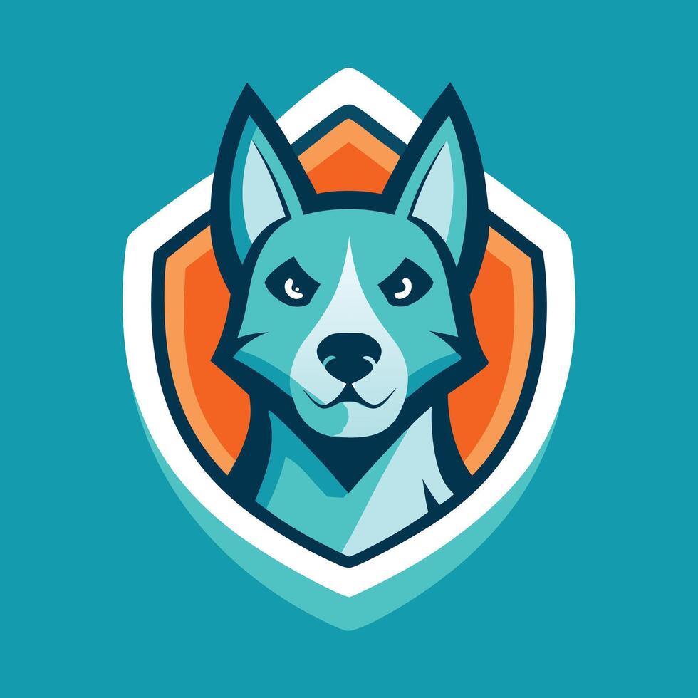 Pet Logo Illustration On solid background vector