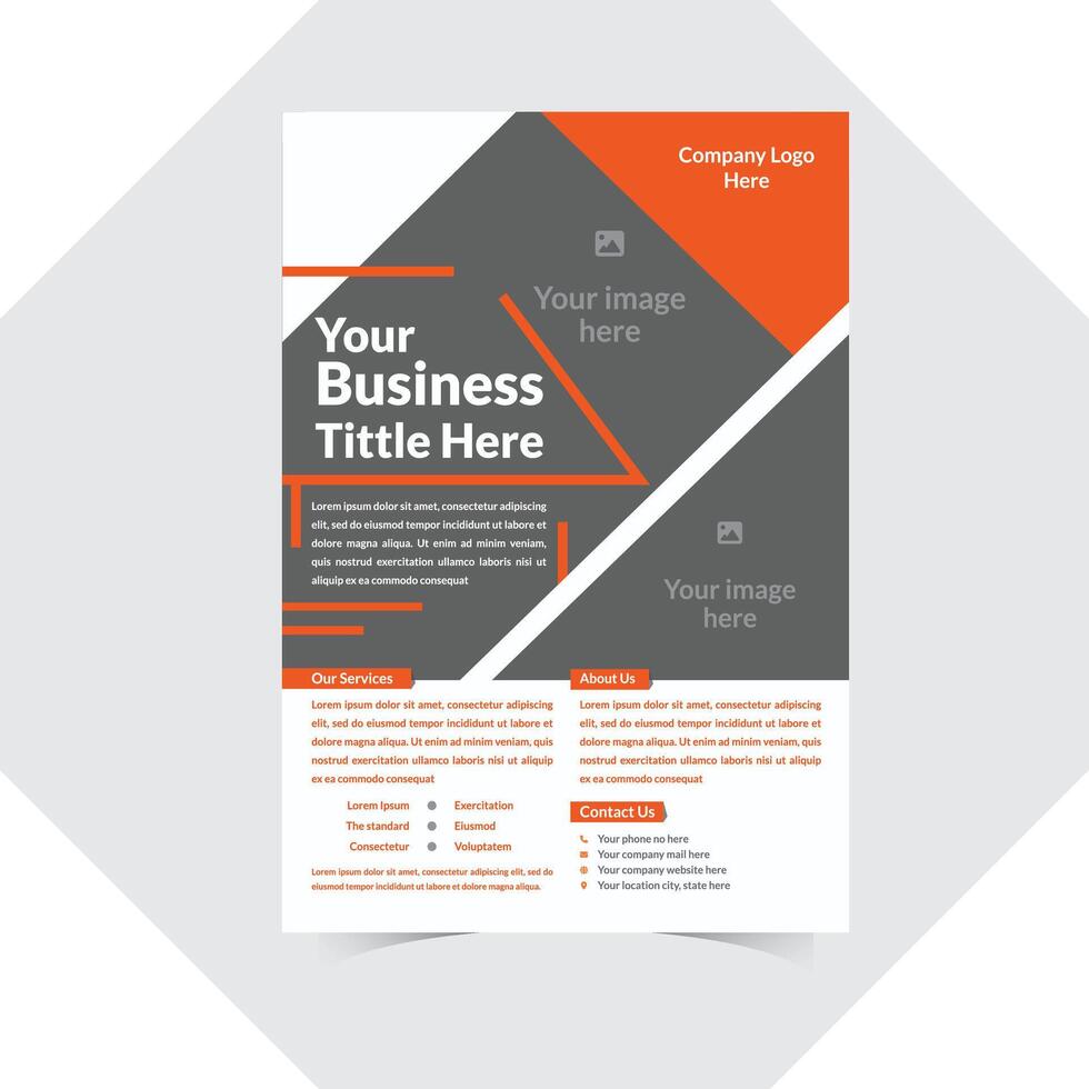 Professional Business Flyer Design vector