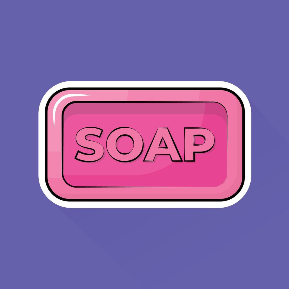 Illustration of Soap in Flat Design vector