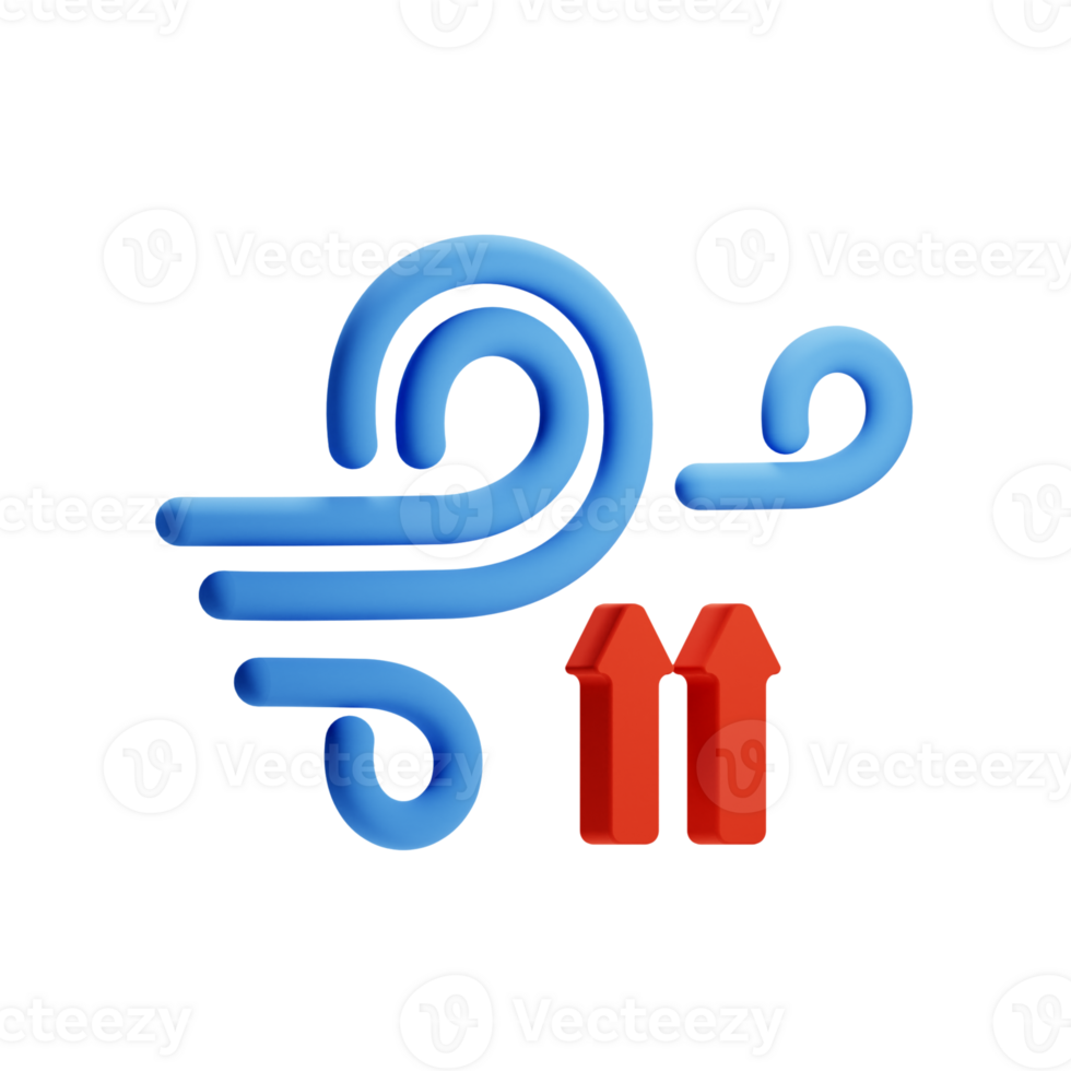 3D Illustration air pressure png