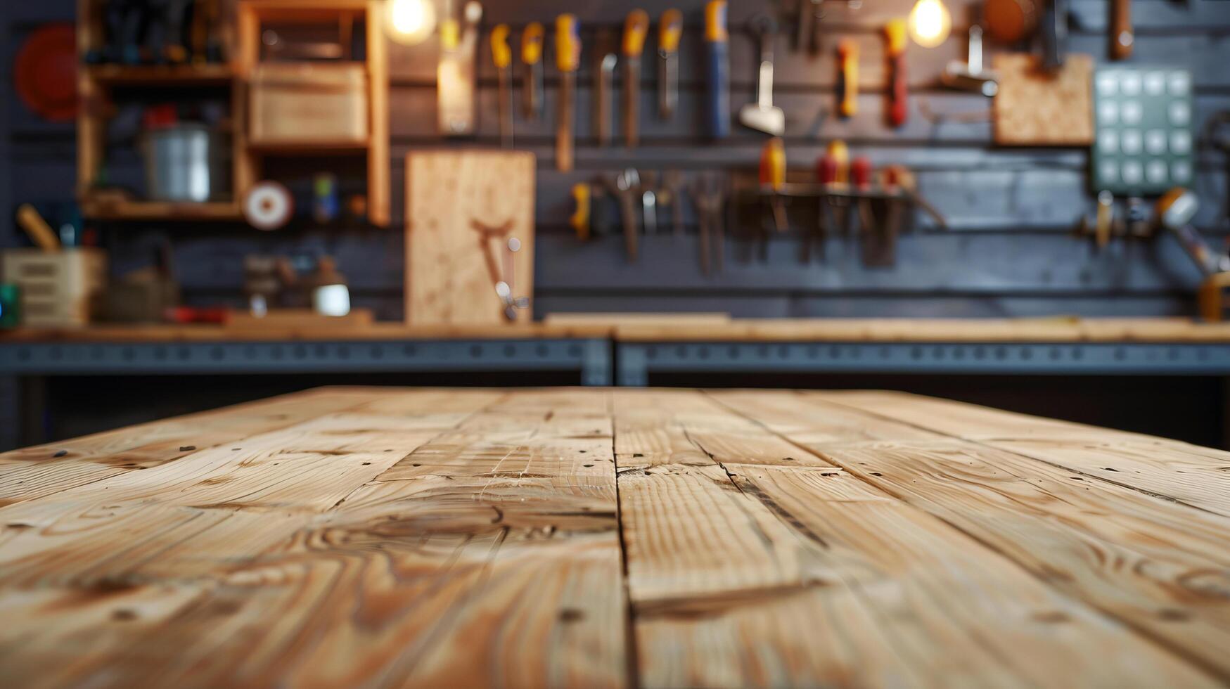 To illustrate or advertise the carpentry business photo