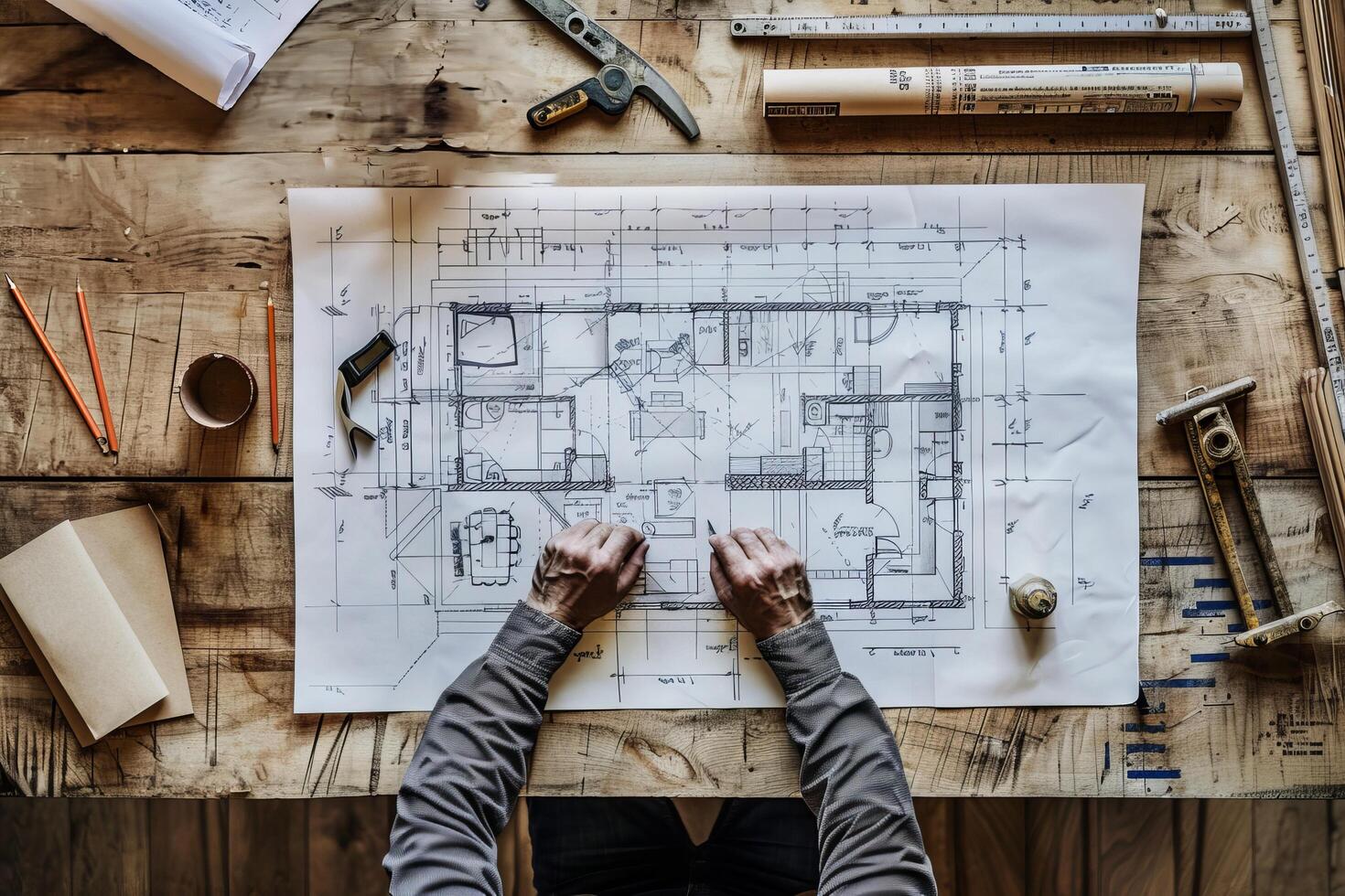 An image for illustration in articles of construction, design-related work photo