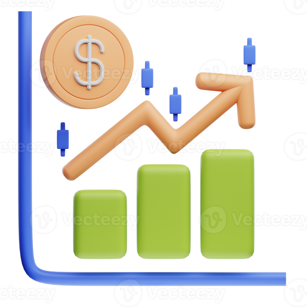 3D Illustration stock exchange png