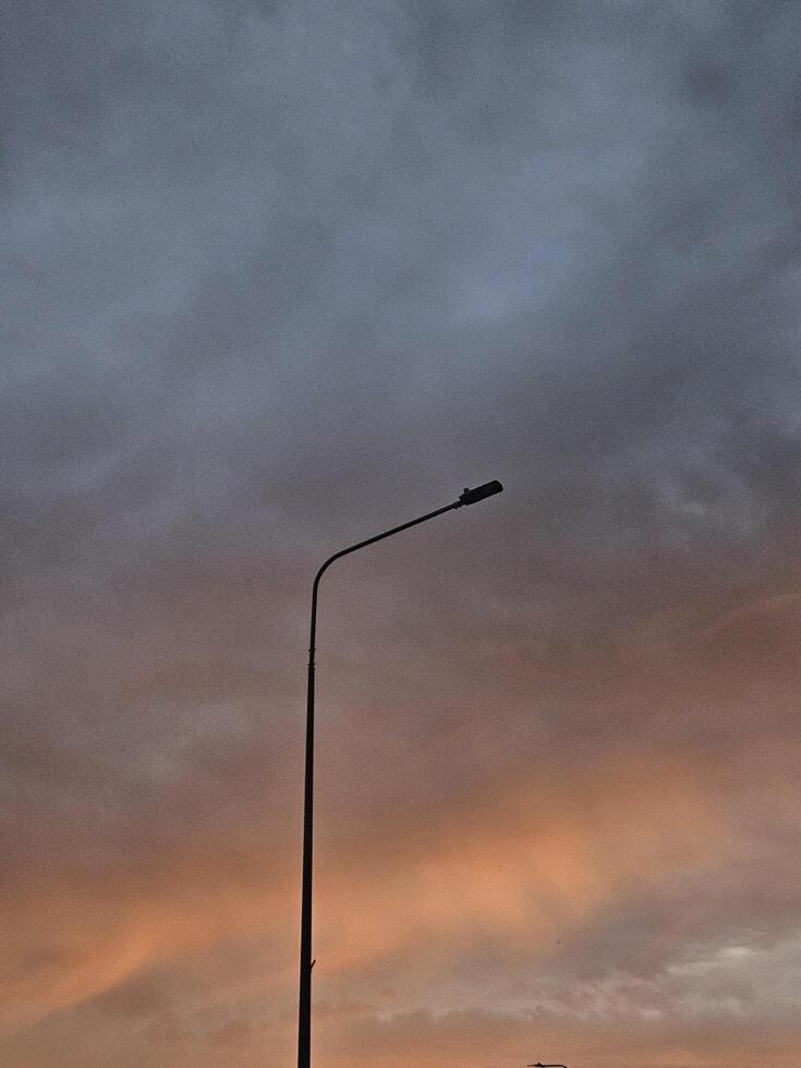 Sky before rain in a metropolis photo