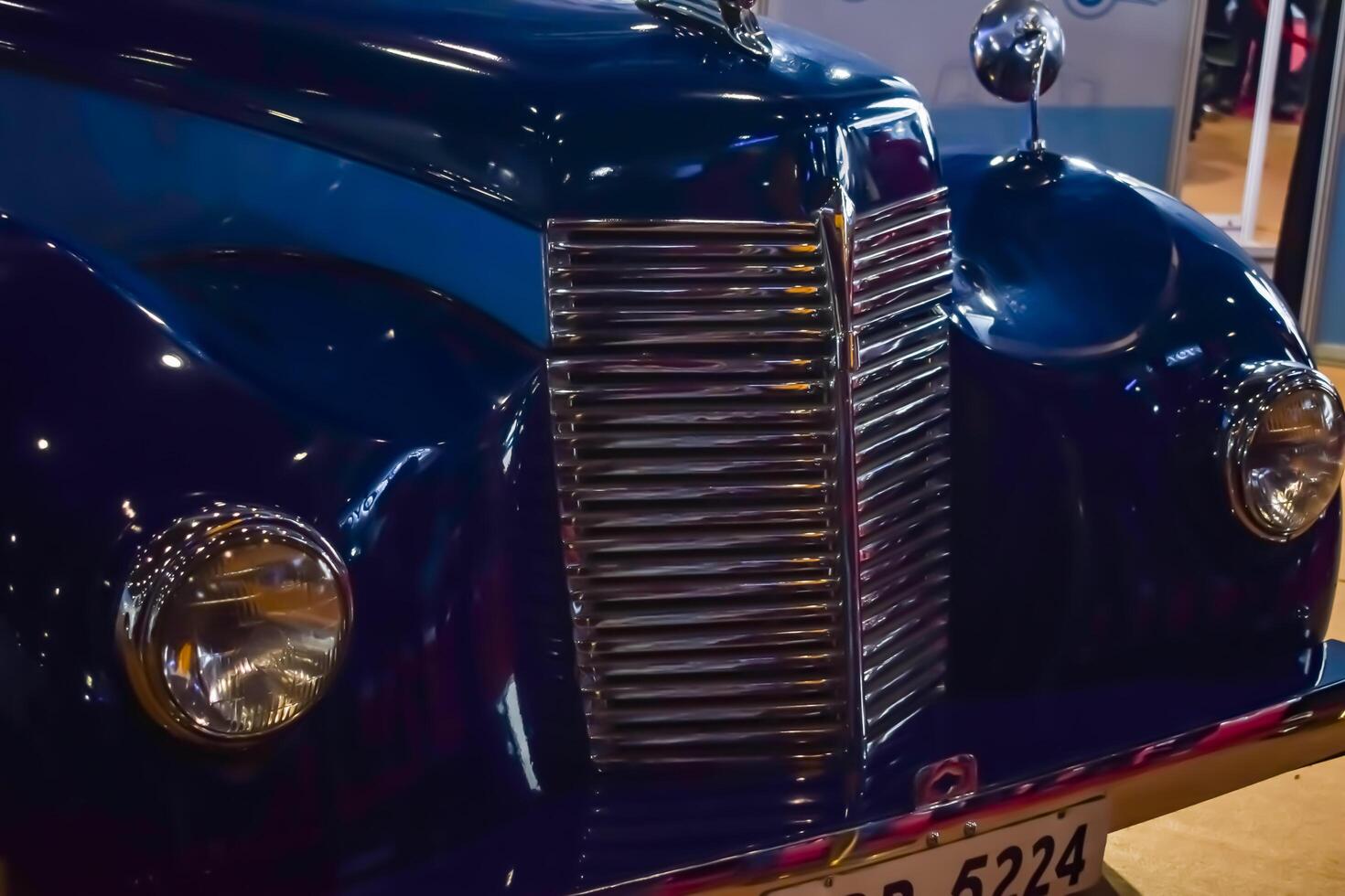 Noida, Uttar Pradesh, India, 20 June 2024- The futuristic self-driving fully autonomous electric, diesel and petrol car displayed at an auto expo 2023. Creative car designed for automobile future. photo