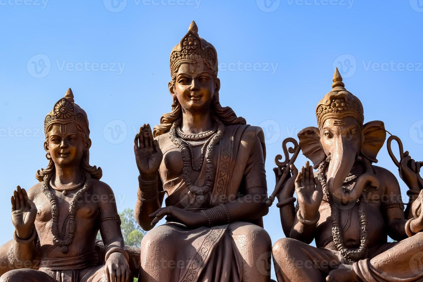 Big statue of Lord Shiv near Delhi International airport, Delhi, India, Lord Shiv big statue touching sky at main highway Mahipalpur, Delhi photo