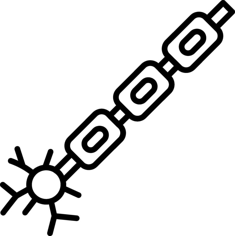 Myelin Line Icon vector