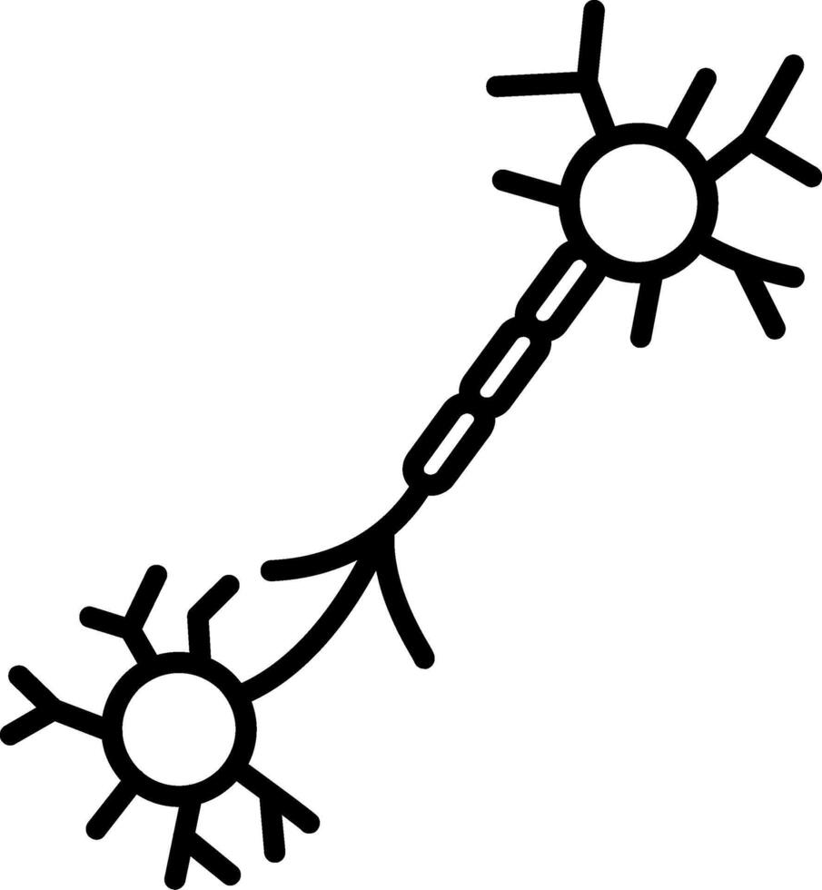 Nerve Line Icon vector
