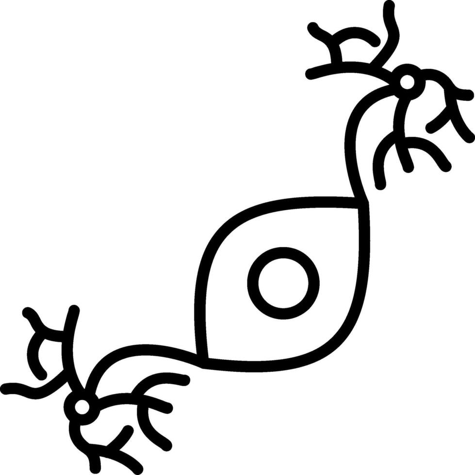 Pseudounipolar Line Icon vector