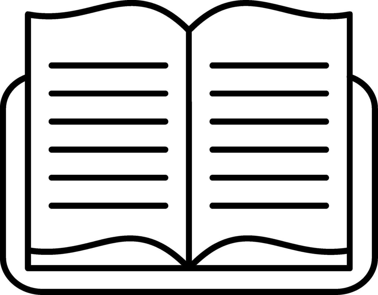 Book Line Icon vector