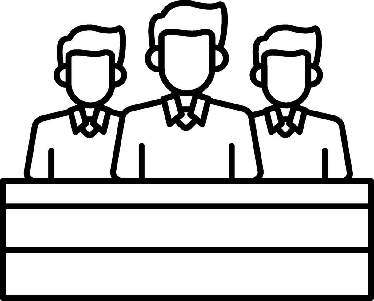 teachers Line Icon vector