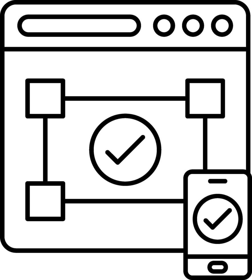 Accesibility Line Icon vector