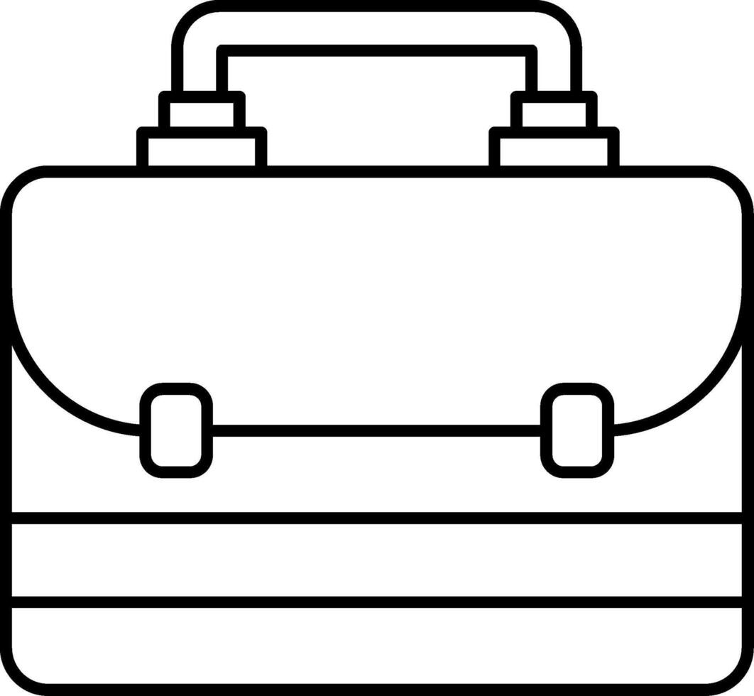 Briefcase Line Icon vector