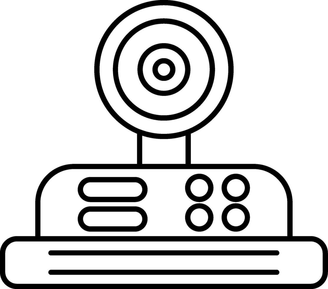 Camera Line Icon vector