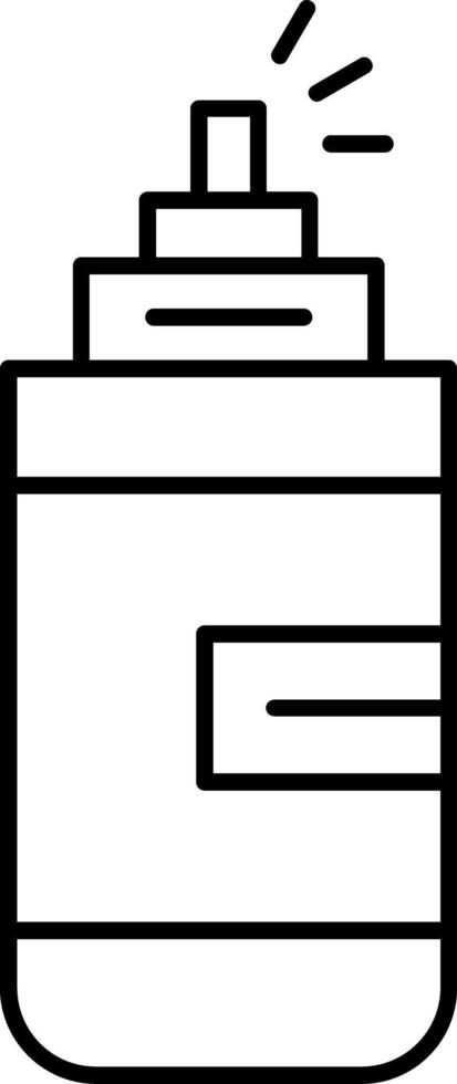 Self Defense Line Icon vector