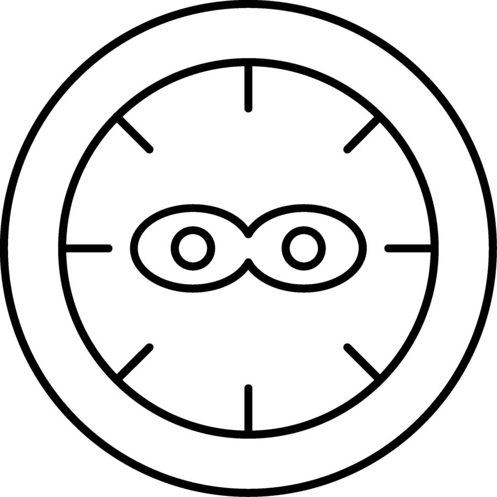 Anti Theft Line Icon vector