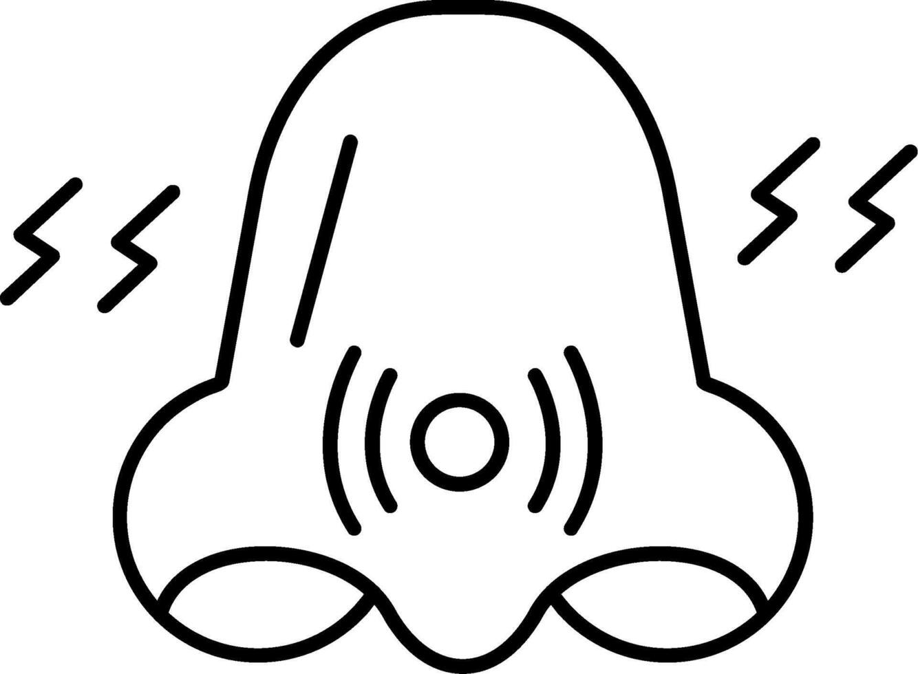 Congestion Line Icon vector
