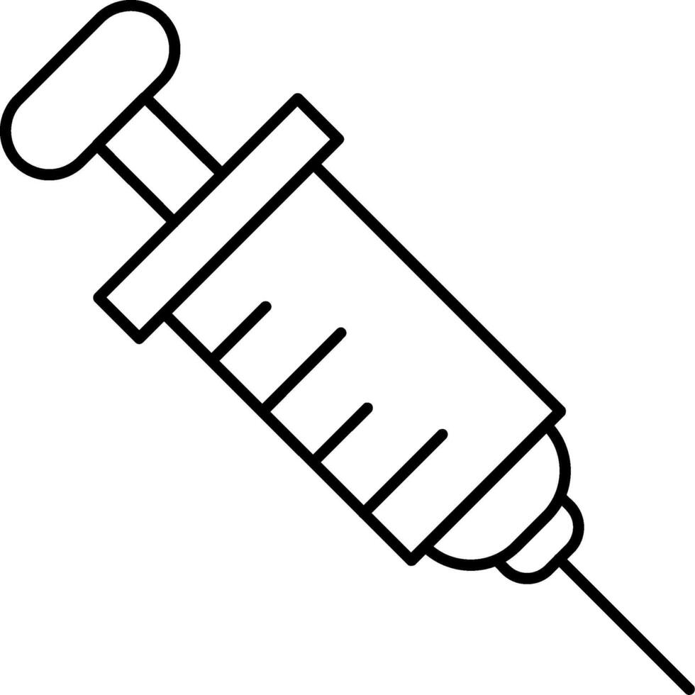 Injection Line Icon vector