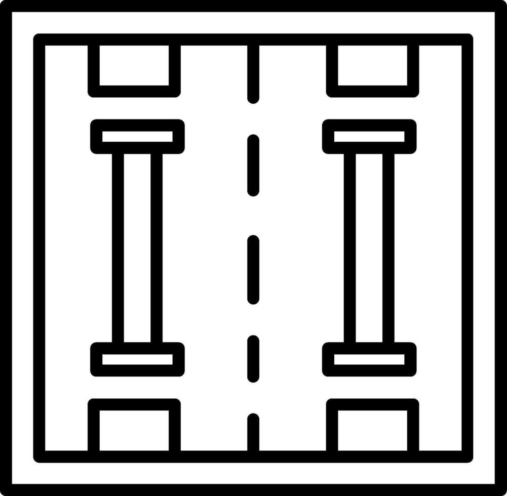 Lane Line Icon vector
