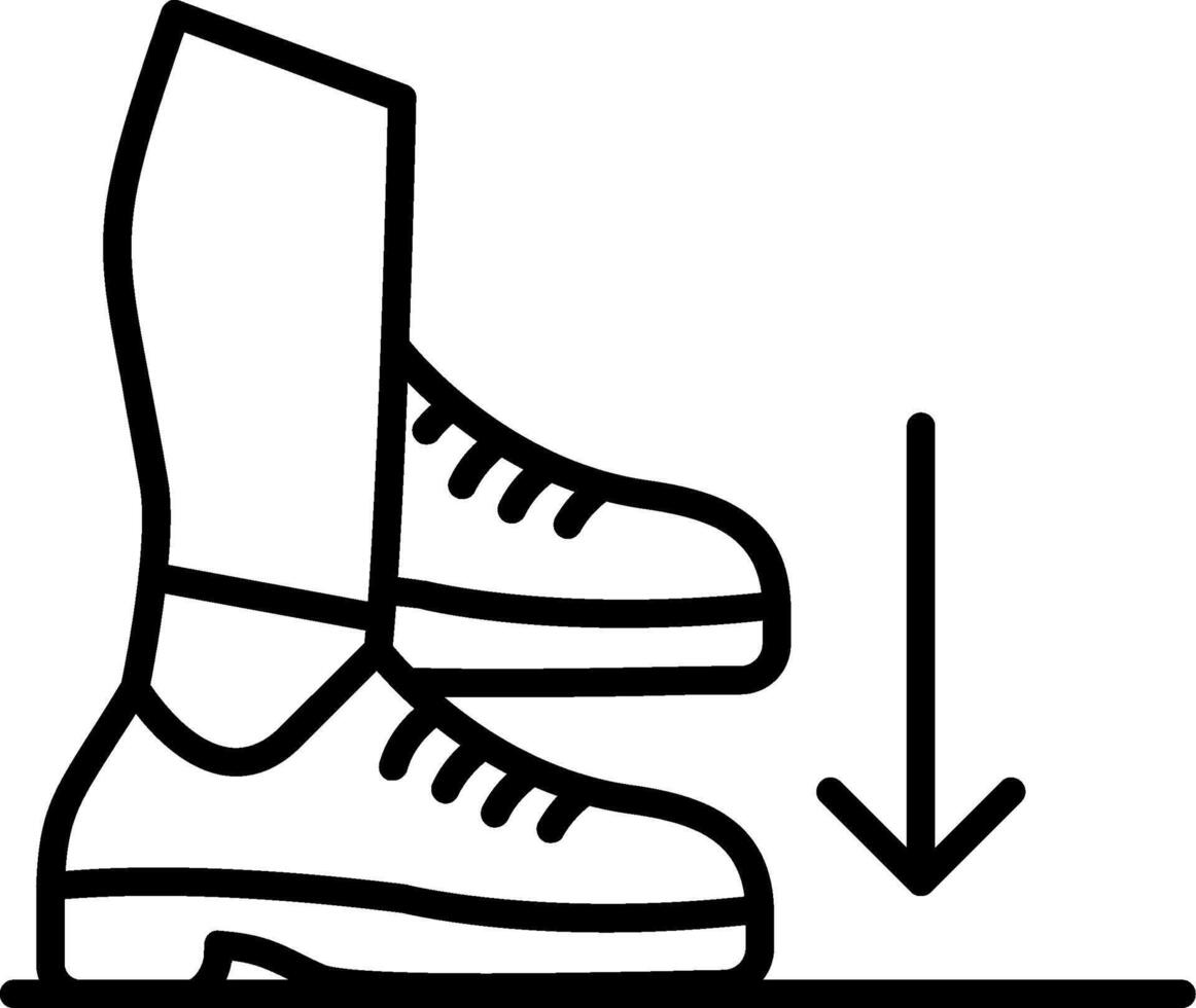 Stamp Line Icon vector