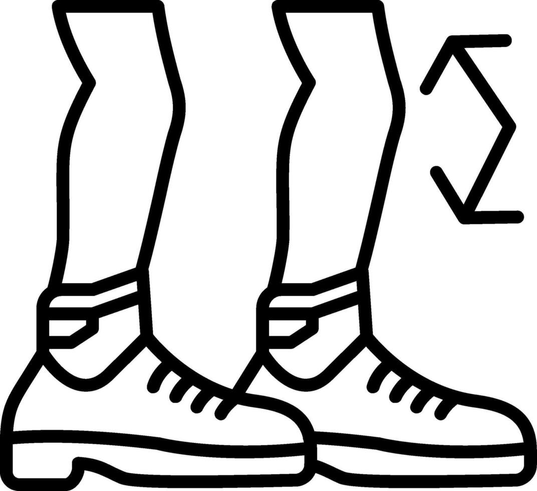 Bending Line Icon vector