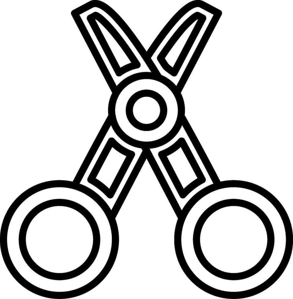 Tailor Line Icon vector