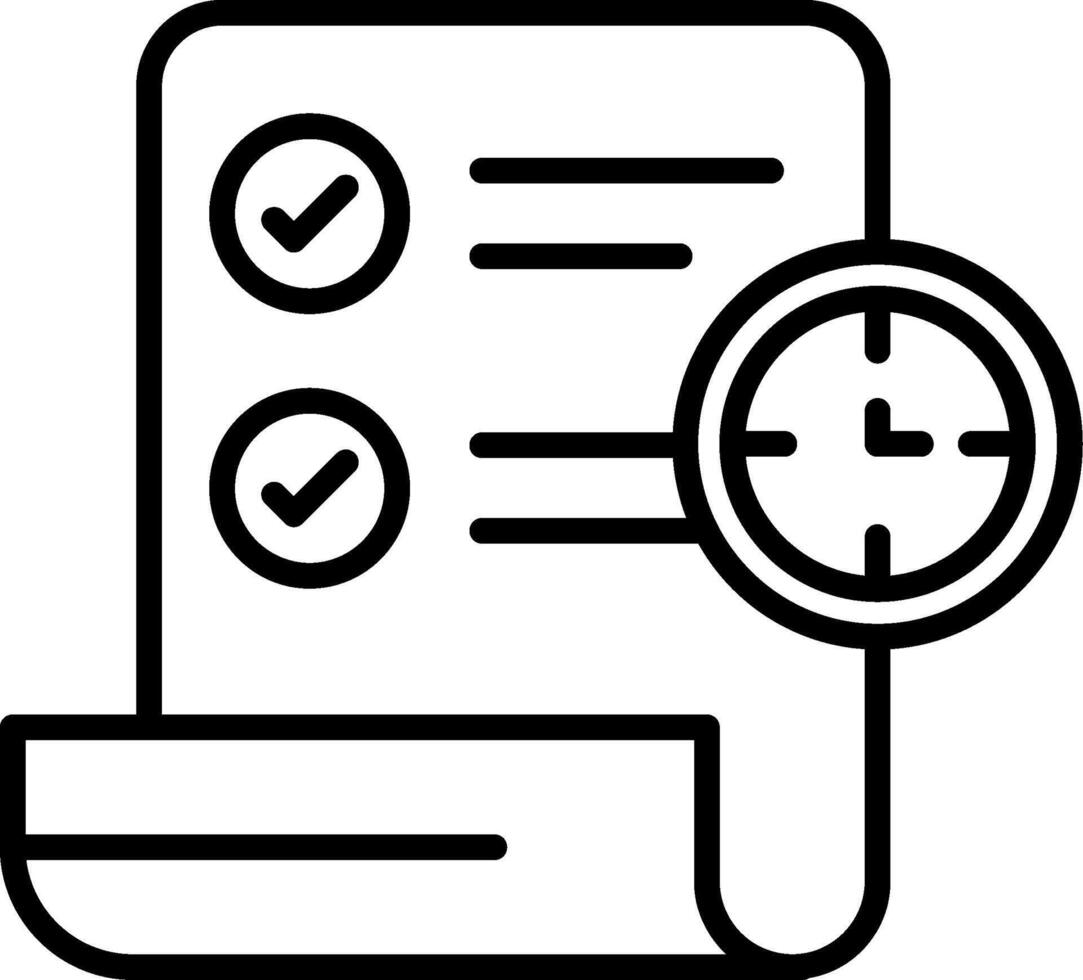 Term Line Icon vector