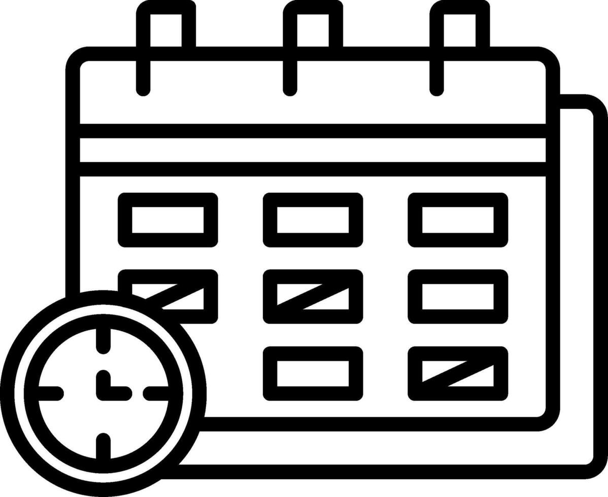 Term Line Icon vector
