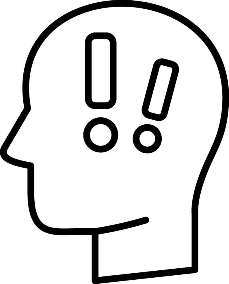 Distress Line Icon vector