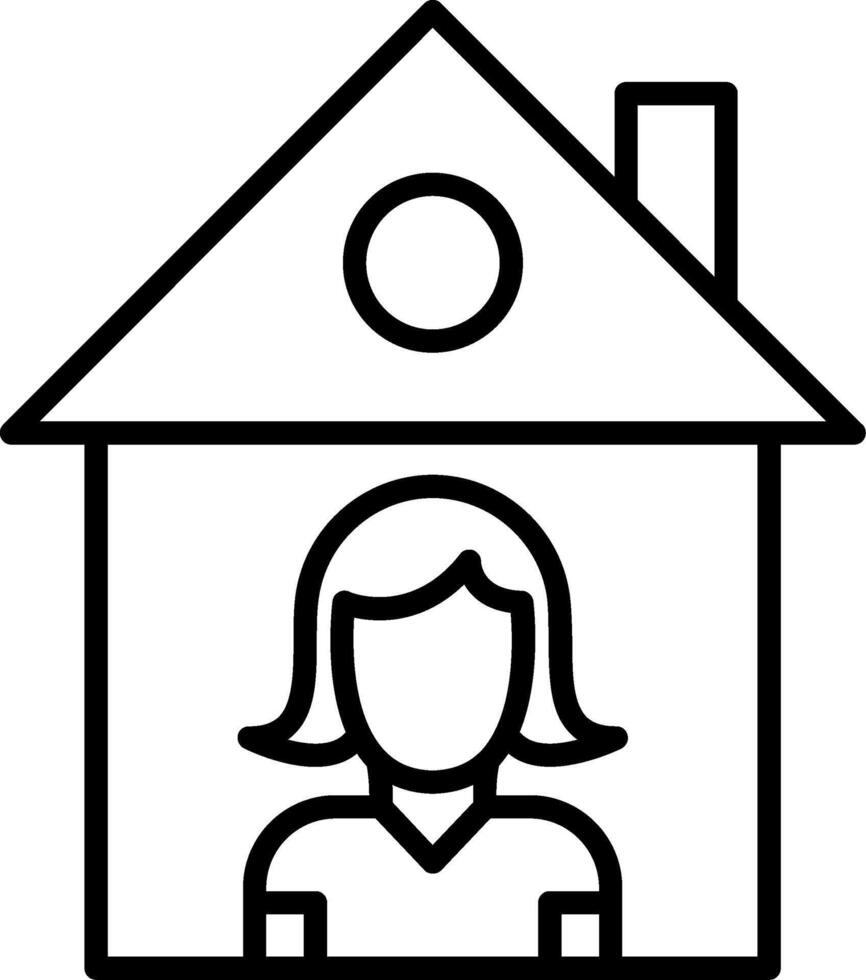 Isolation Line Icon vector