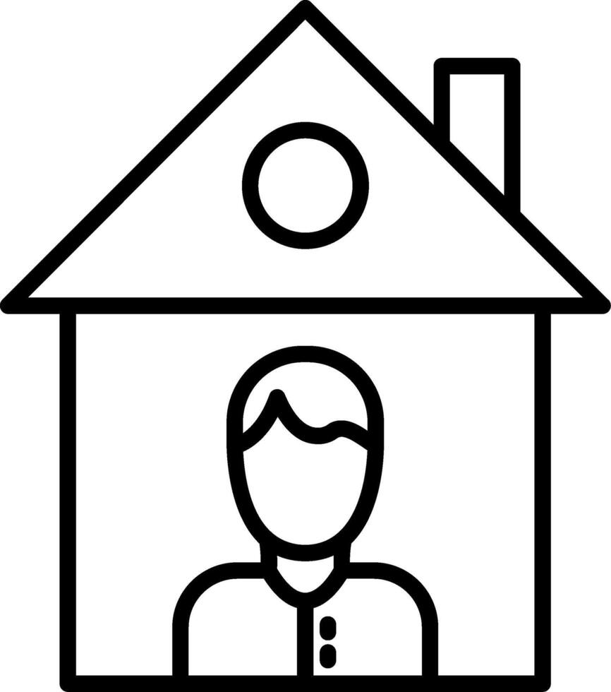 Isolation Line Icon vector