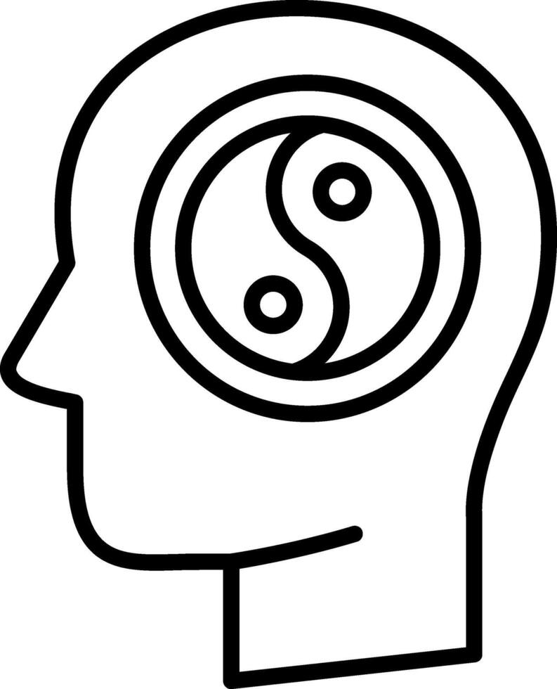 Wellness Line Icon vector