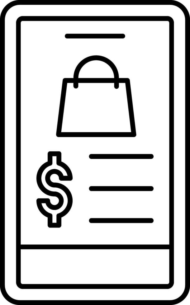 Online Shopping Icon vector
