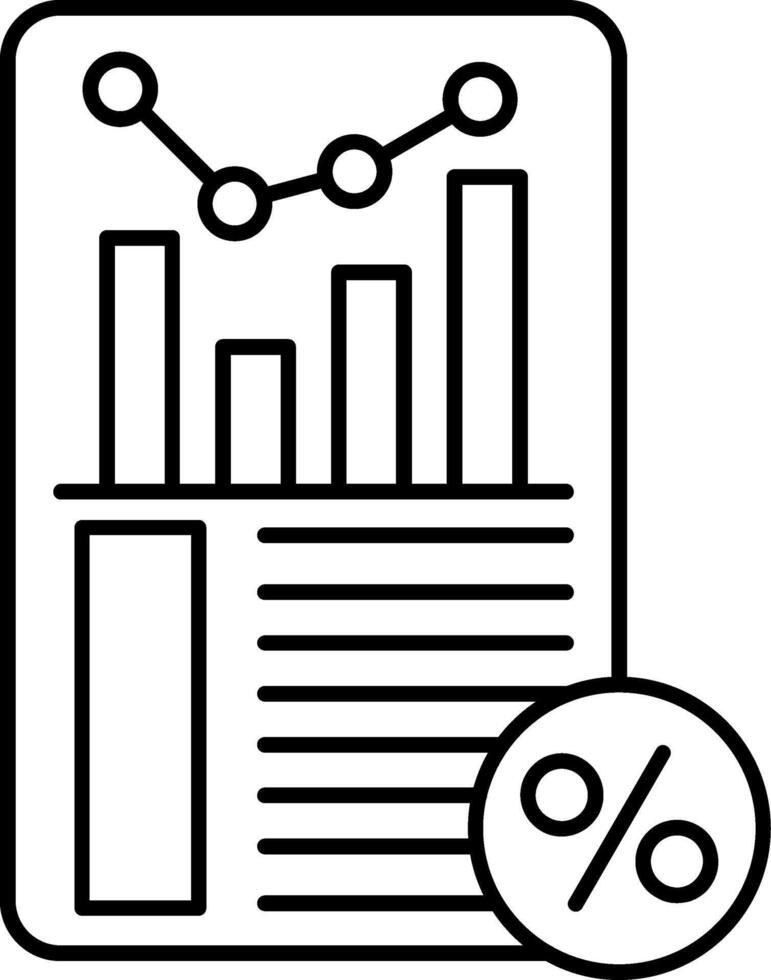Sales Report Icon vector