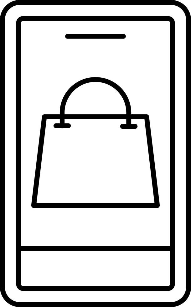 Online Shopping Icon vector