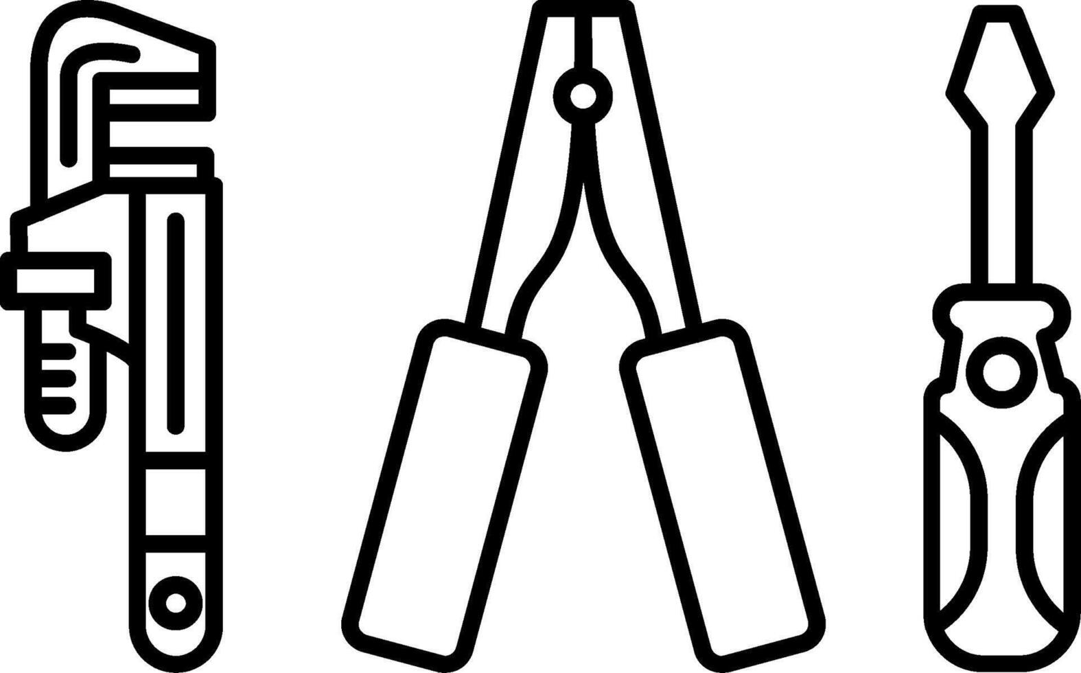 Repair Kit Line Icon vector