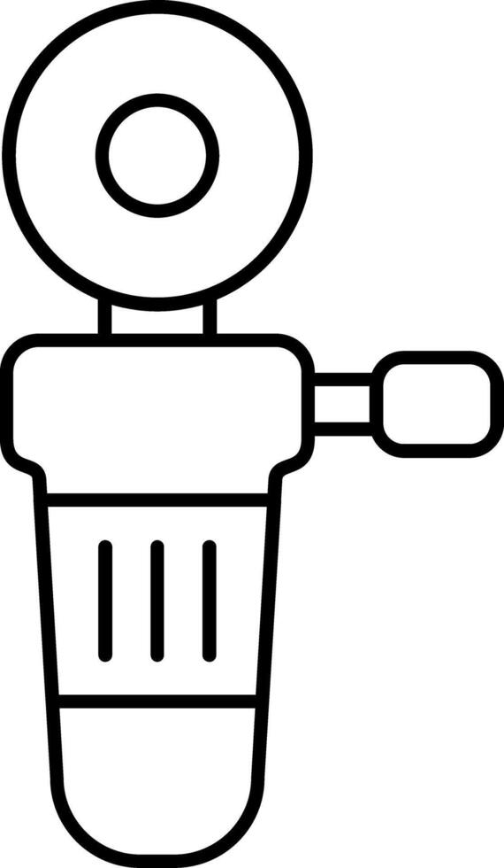 Polisher Line Icon vector