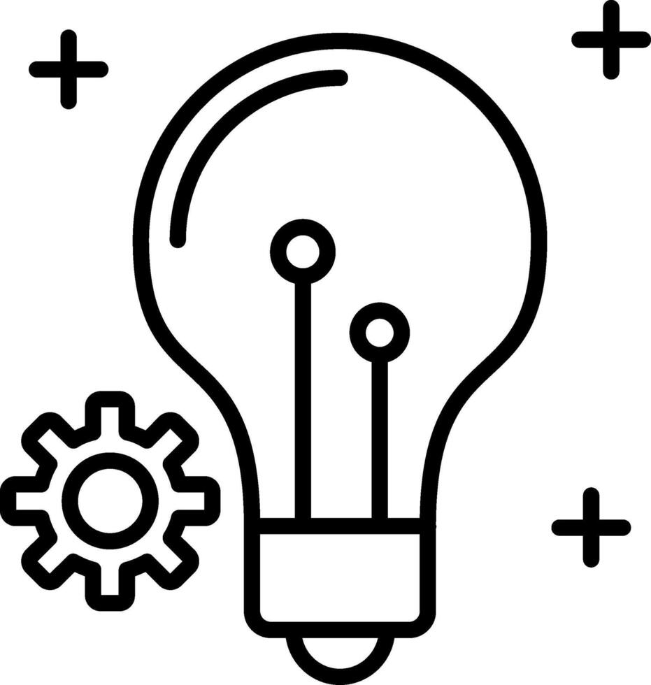 Innovation Line Icon vector