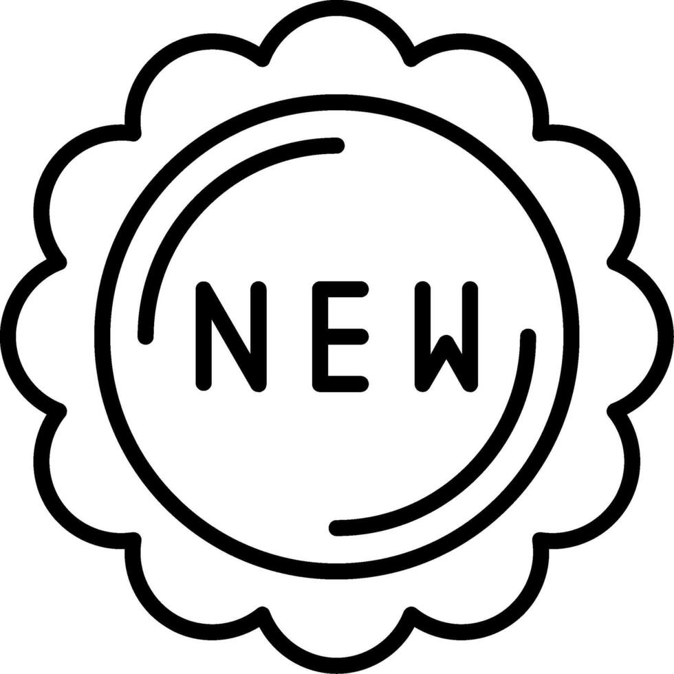 New Line Icon vector
